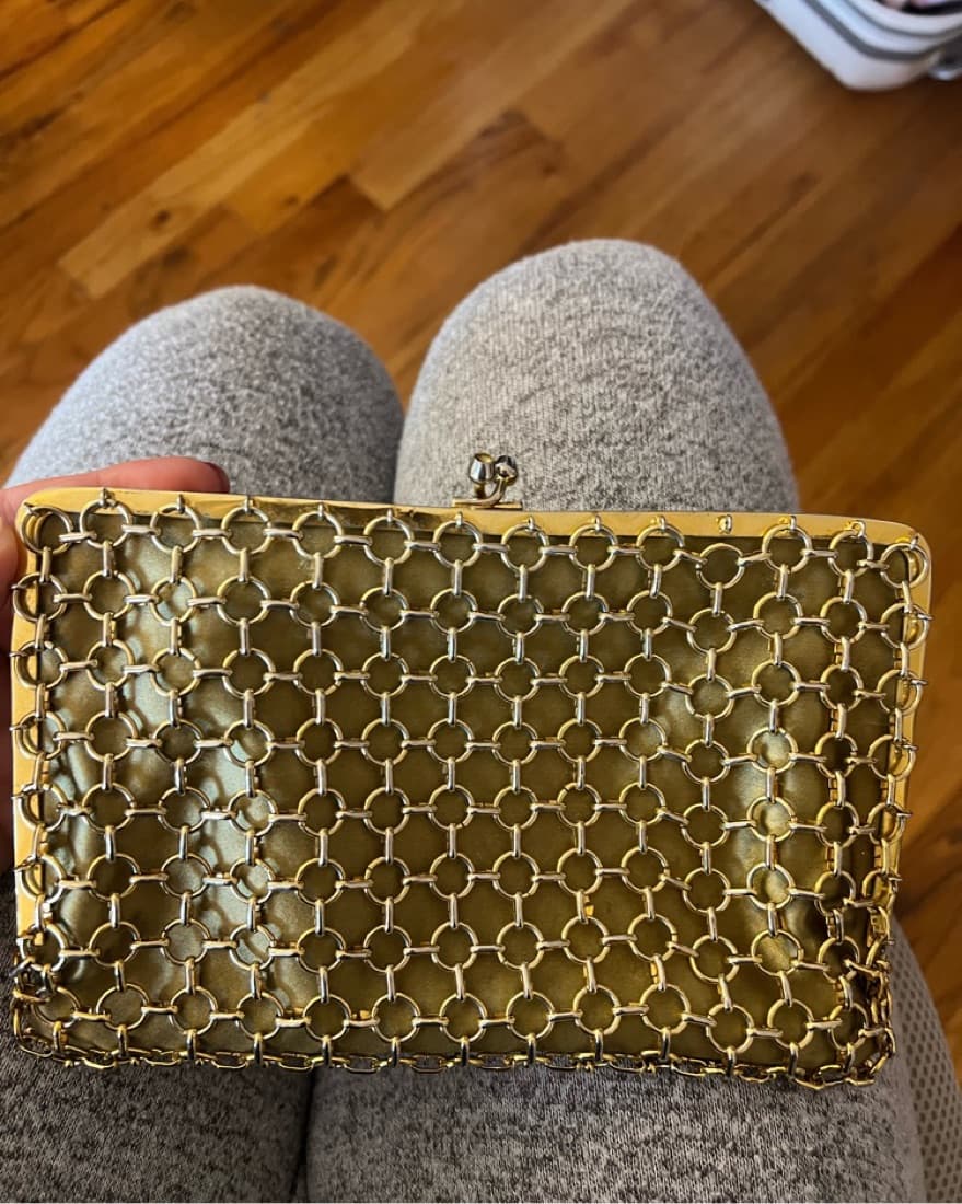 Vintage Gold Clutch - Image 4