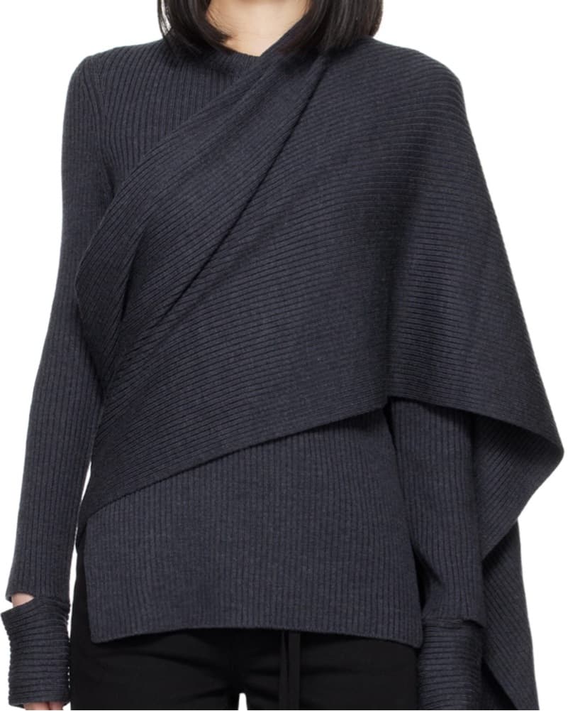 Helmut Lang Draped Sweater - Image 5