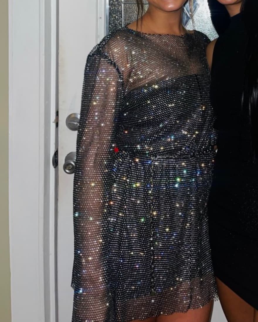 Sparkly Rhinestone Dress - Image 2