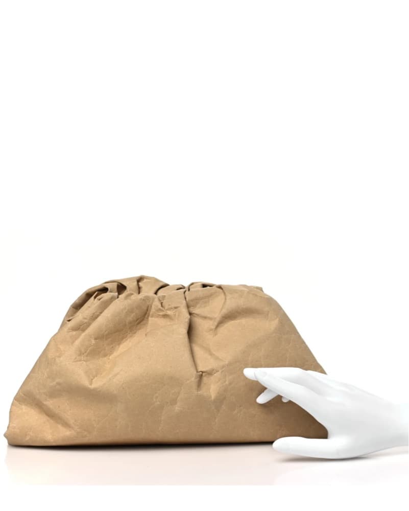 Bottega Veneta The Pouch Kraft Clutch - Image 2