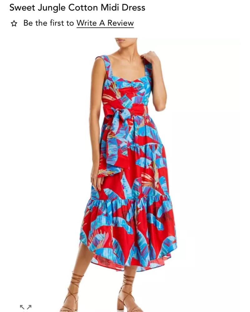 Vibrant Floral Maxi Dress FARM RIO XS - Image 4