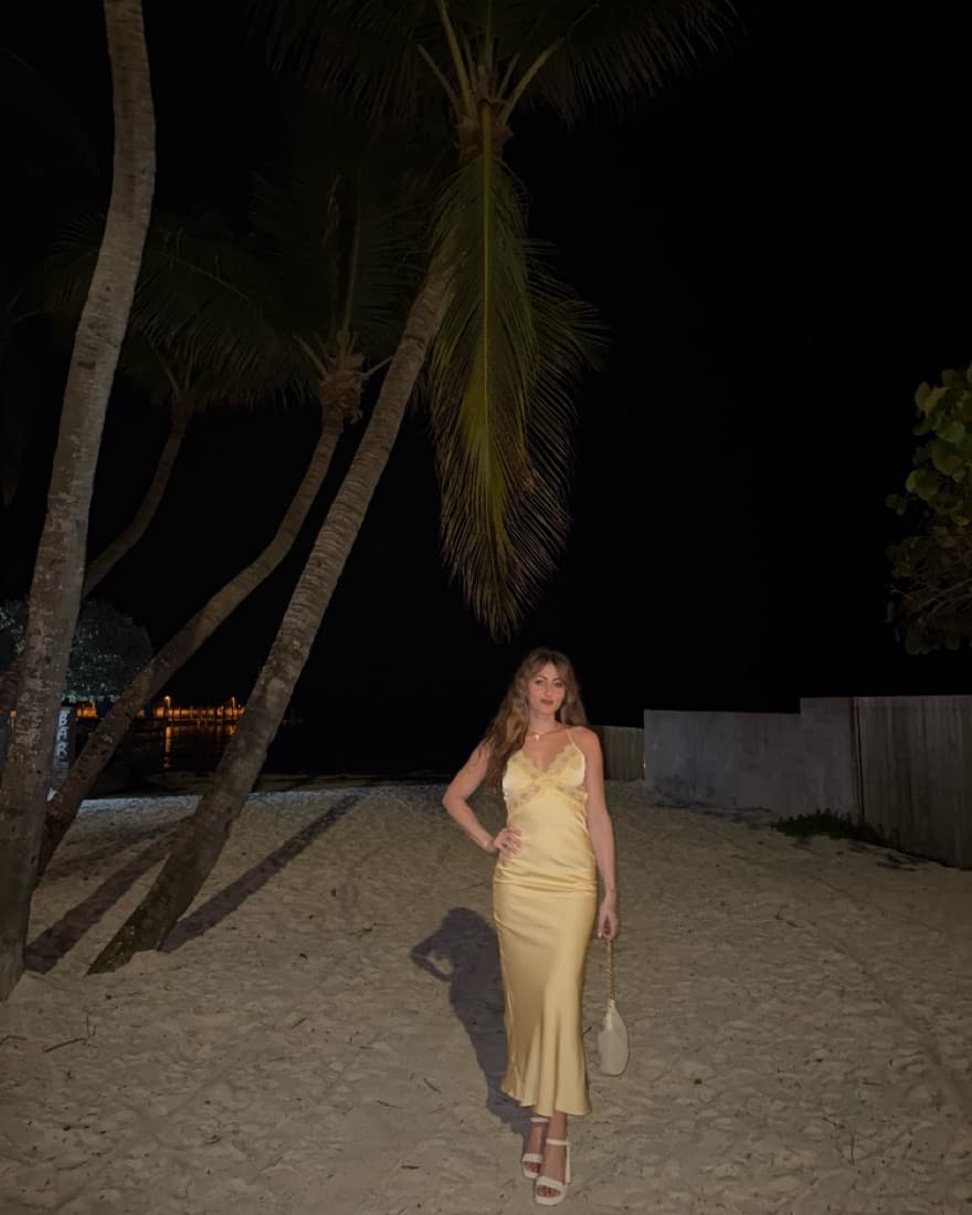 Yellow Midi Dress - Image 2