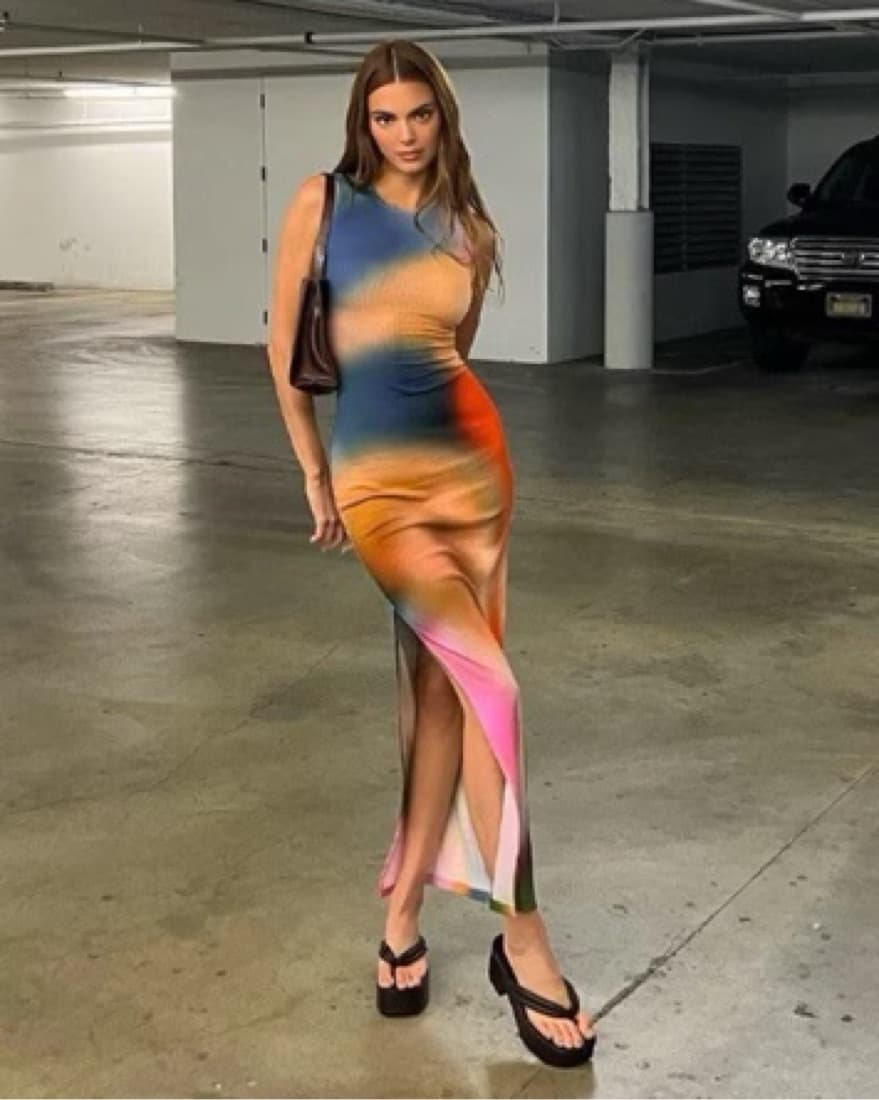 Tie Dye Maxi Dress - Image 2
