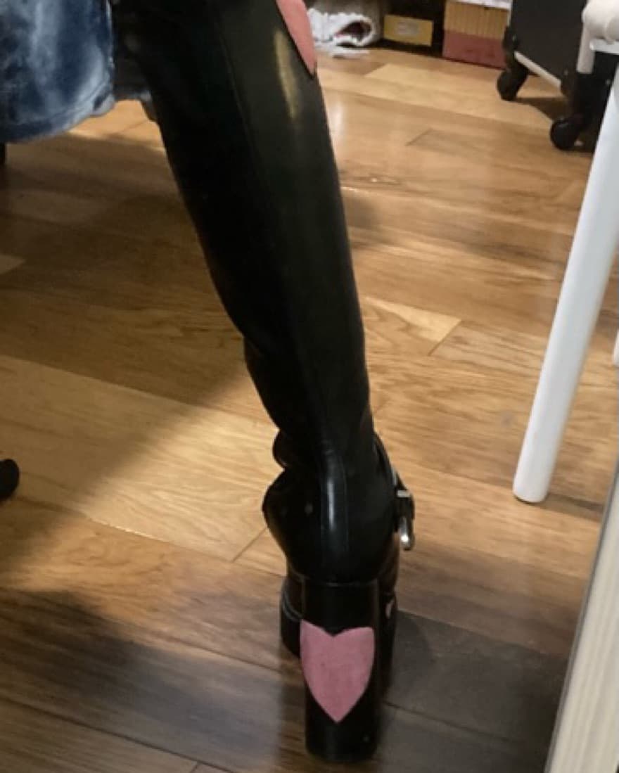 Kiss Me Fuax Leather Boots - Image 5