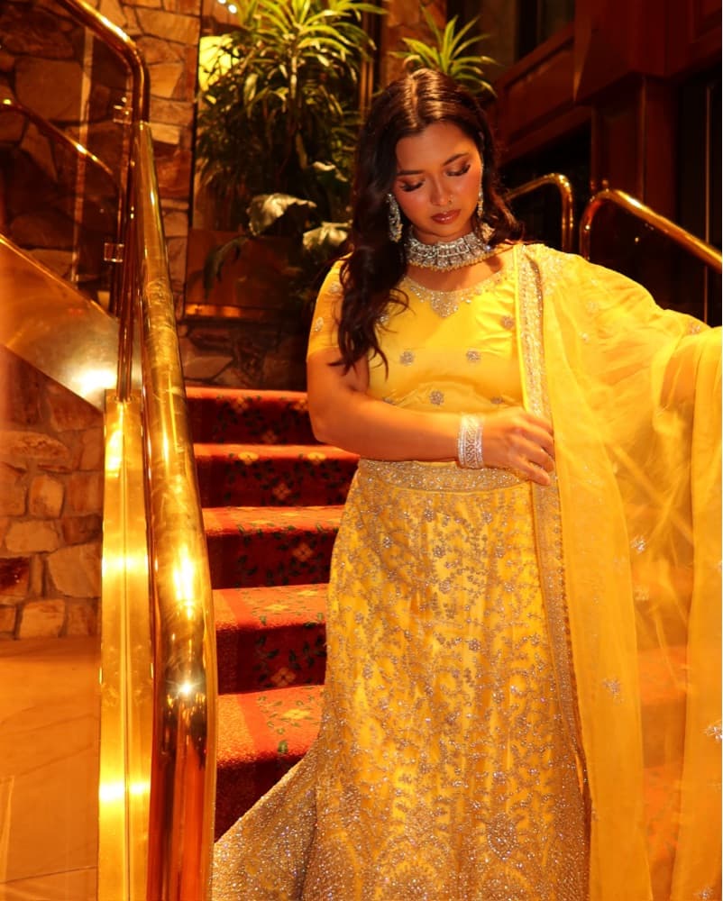 Yellow Lehenga  - Image 1