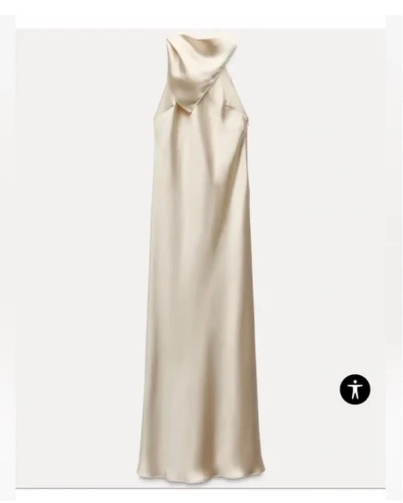 Silk Scarf Dress - Image 2