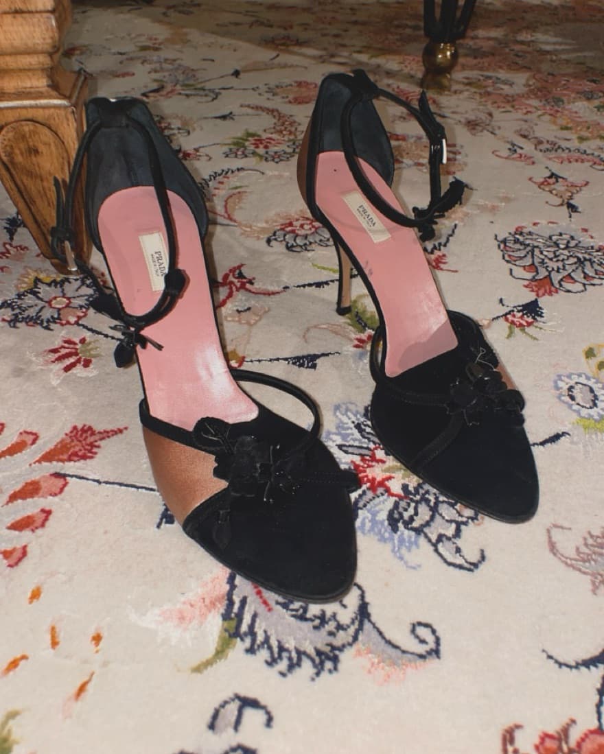 Vintage Prada Flower Stilettos  - Image 6
