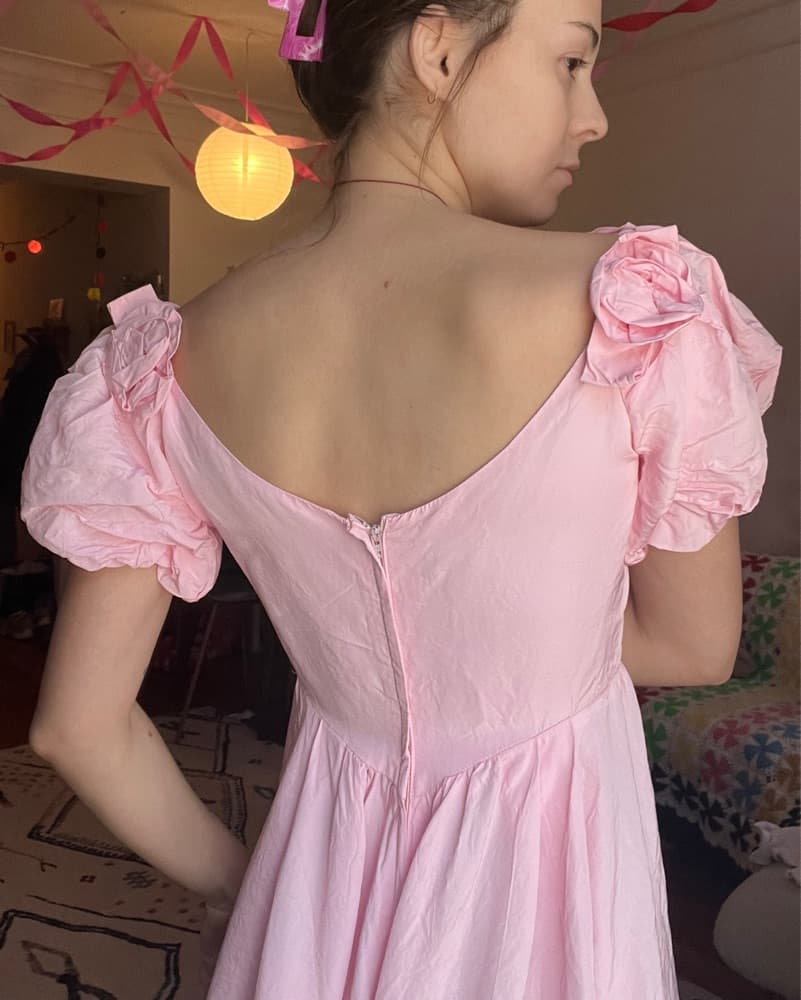 70s/80s Bridesmaid/ Prom Dress - Image 3
