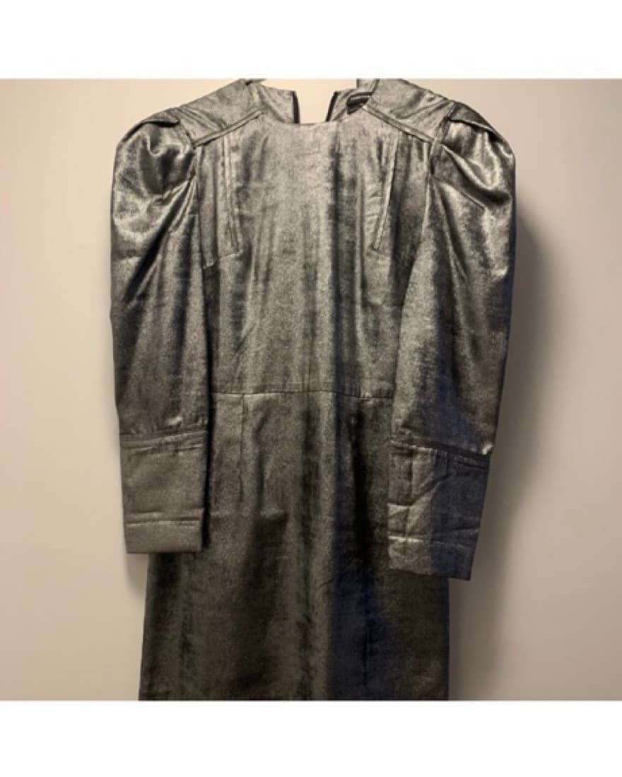 Someting Navy Dress Silver Grey  - Image 3