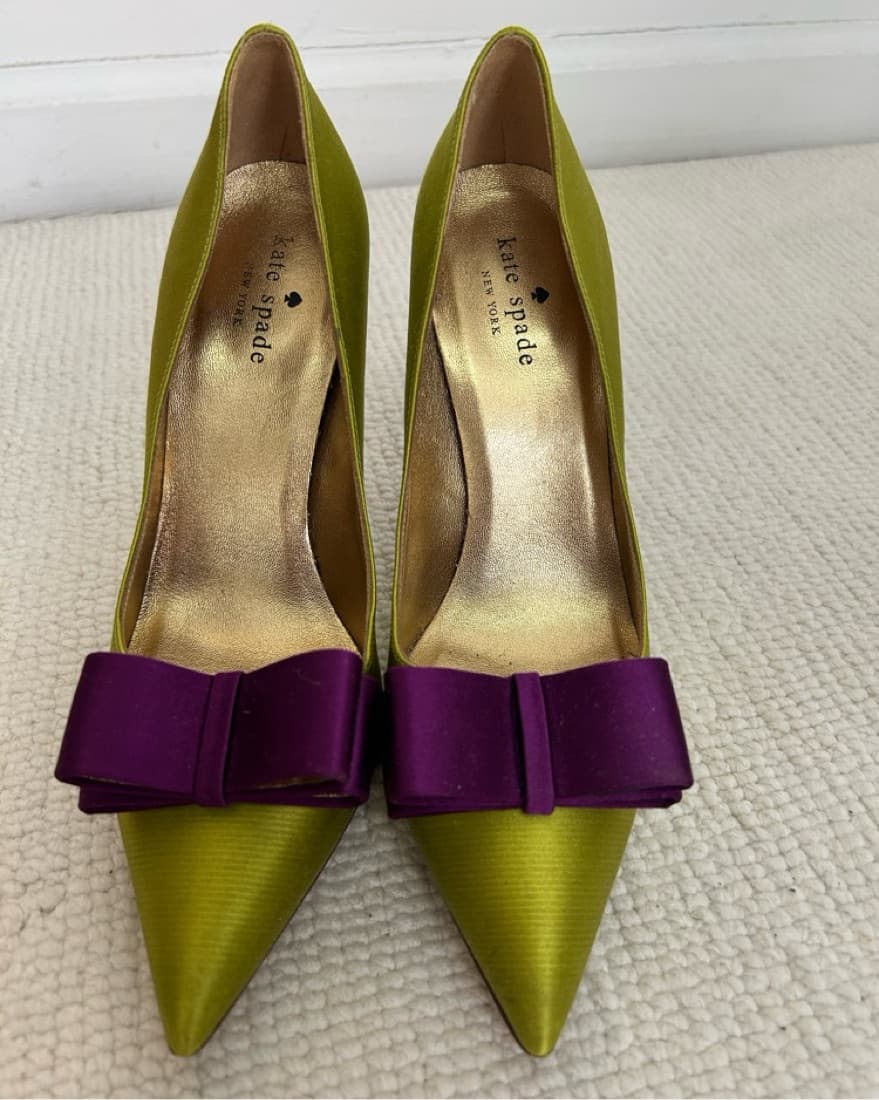 Kate Spade Satin Bow Heels - Image 2