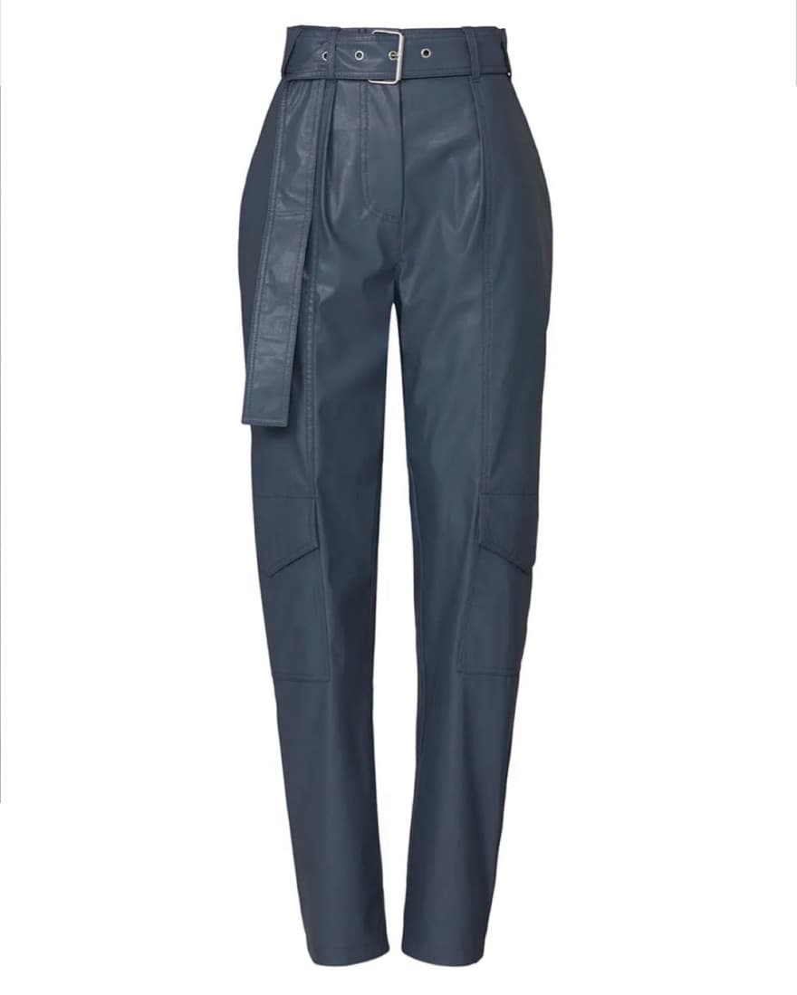 Tanya Taylor Faux Leather Pants  - Image 3