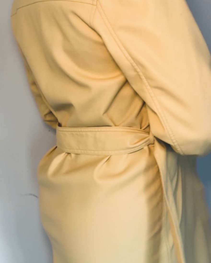 Yellow Aritzia Faux Leather Dress - Image 5