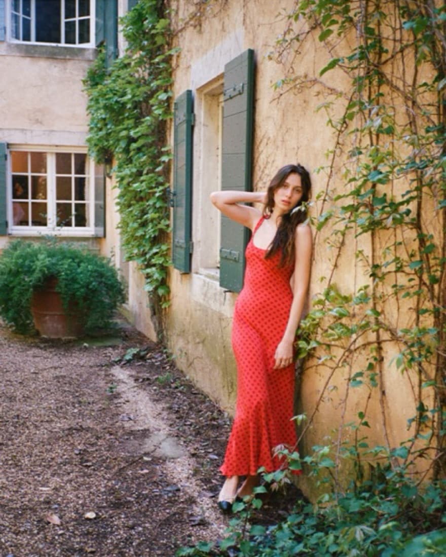 Relisation Par Red Polka Dot Maxi Dress - Image 4