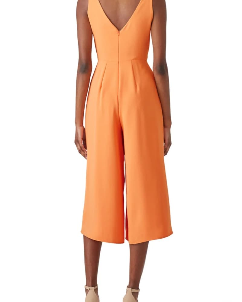 Amanda Uprichard Orange Charter Jumpsuit - Image 2