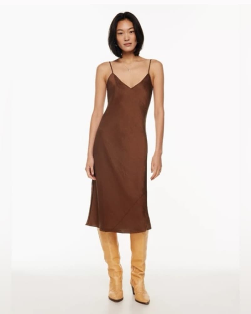 Wilfred Satin Slip Dress - Image 1