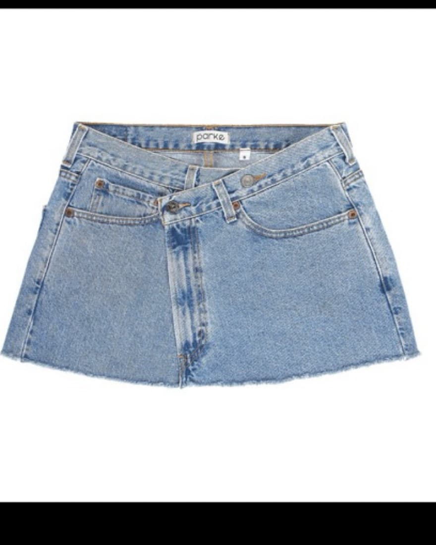 Parke Denim Mini Skirt - Image 2