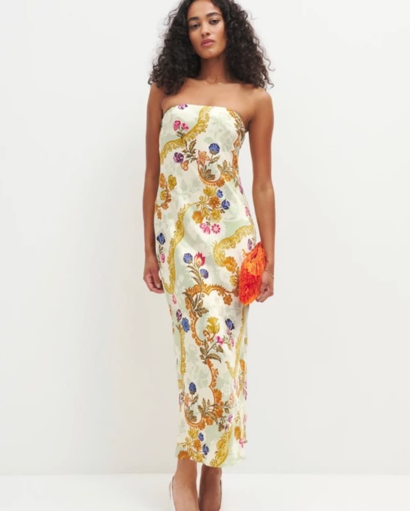 Reformation Silk Joanna Maxi Dress - Image 1