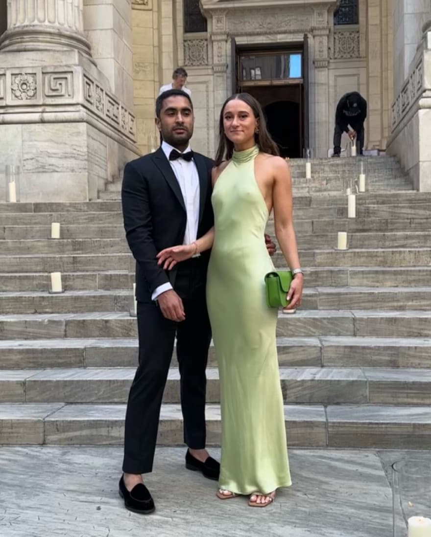 Formal Silk Maxi Dress - Image 1