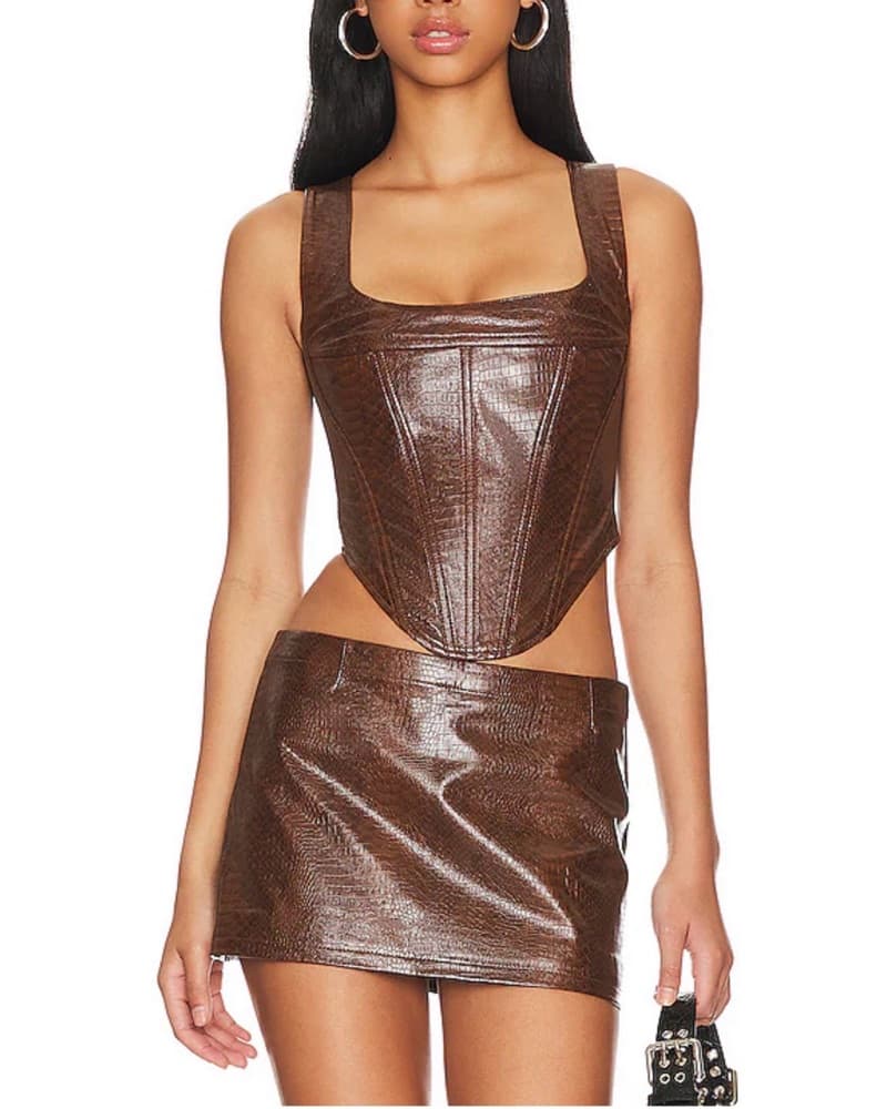 Miaou Campbell Brown Corset - Image 1
