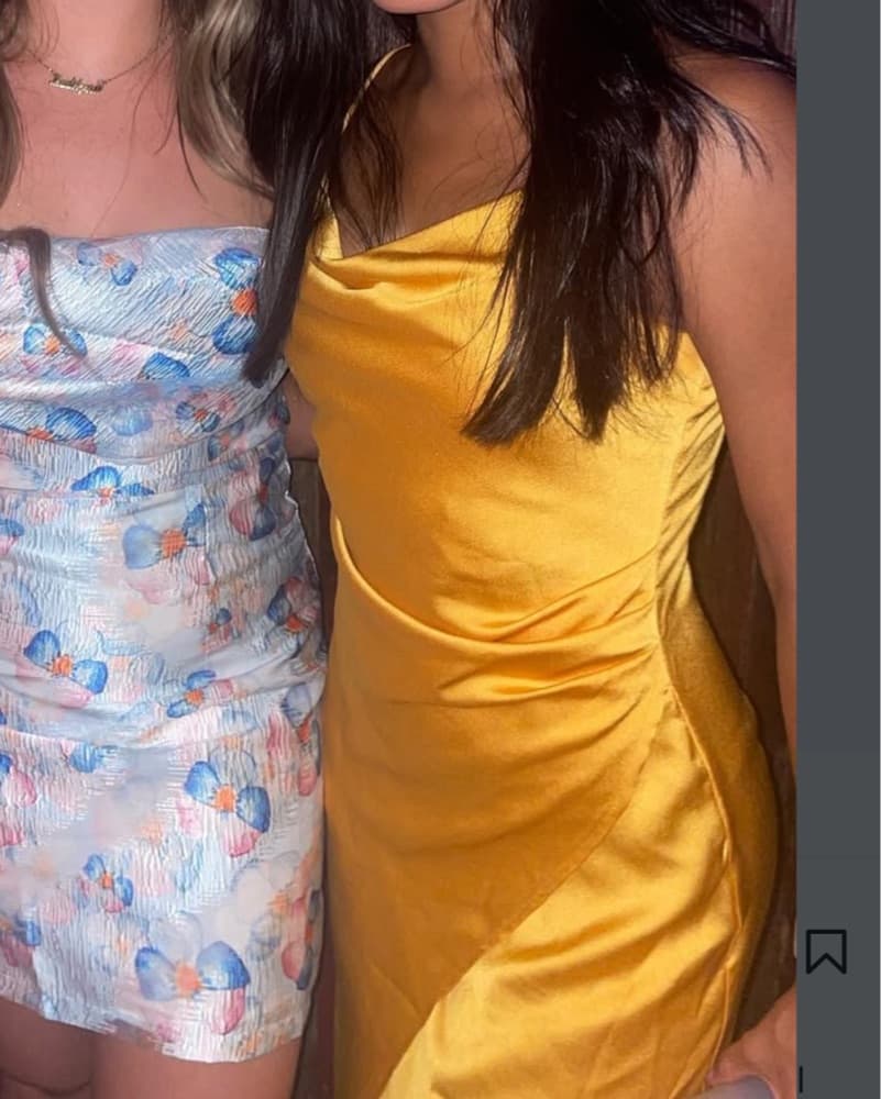 Yellow Mid Dress - Image 2