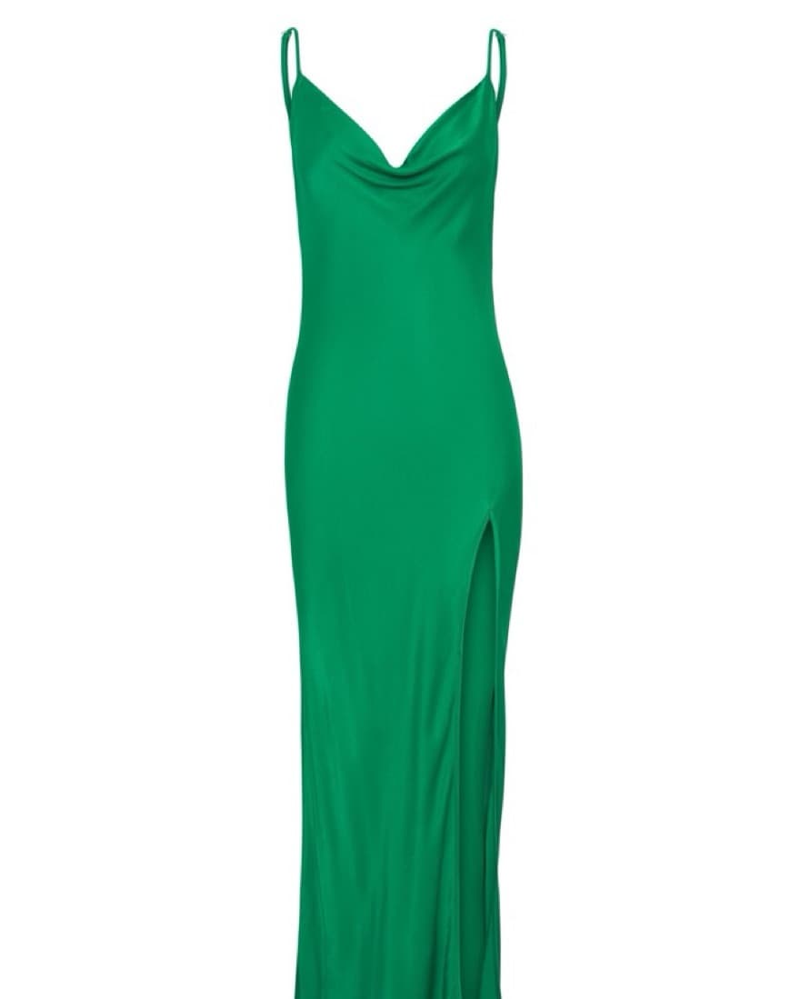 Low Back Satin Dress  - Image 5