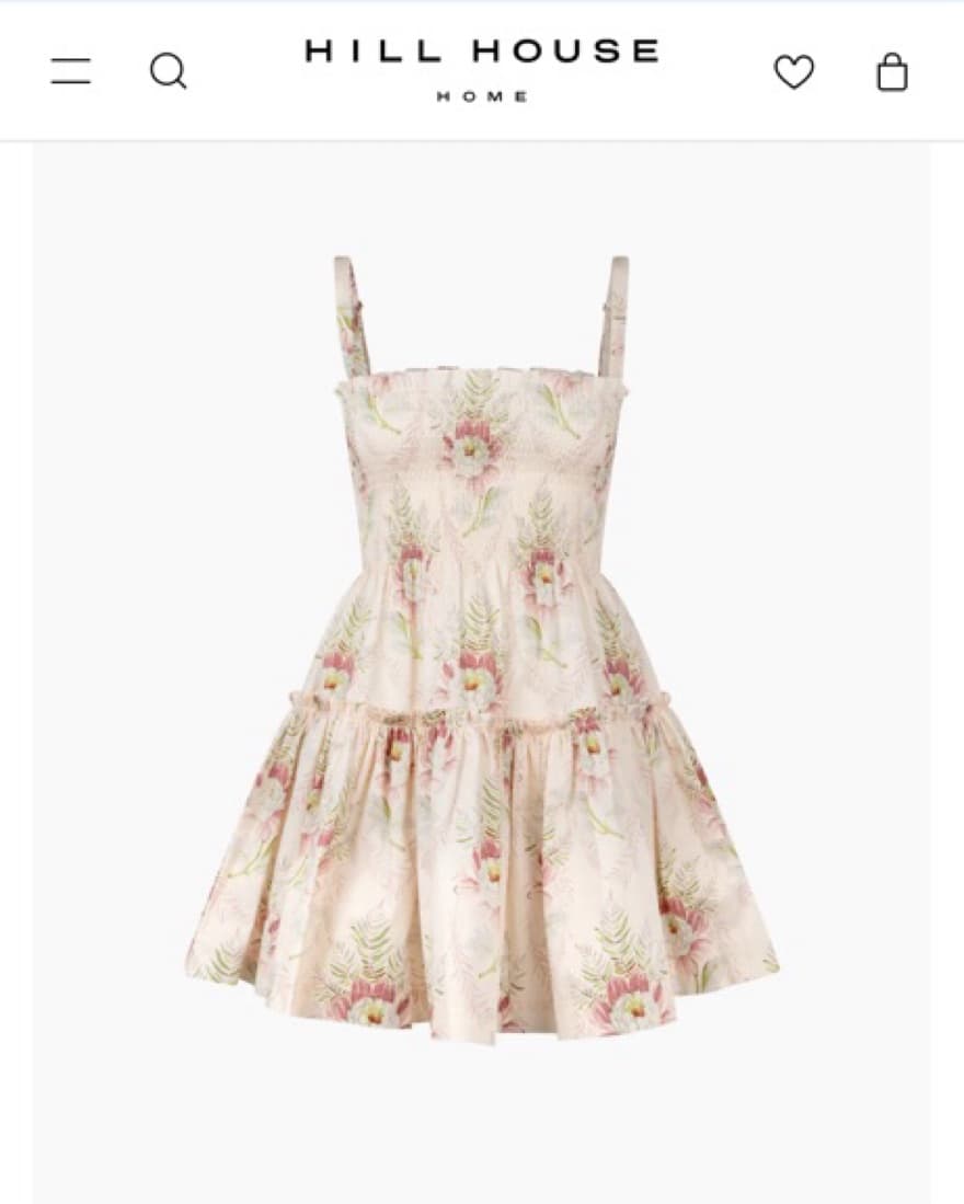 Floral Ruffle Mini Dress - Image 1