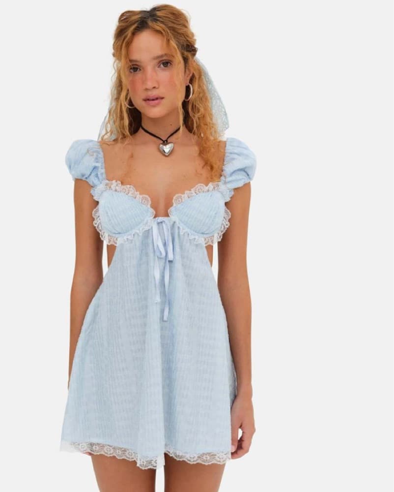 For Love & Lemons Catherine Mini Dress - Image 1