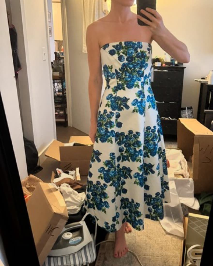 Emilia Wickstead Midi Dress - Image 5