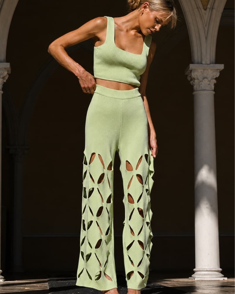 Yllw The Lable Knit Pant Set  - Image 1