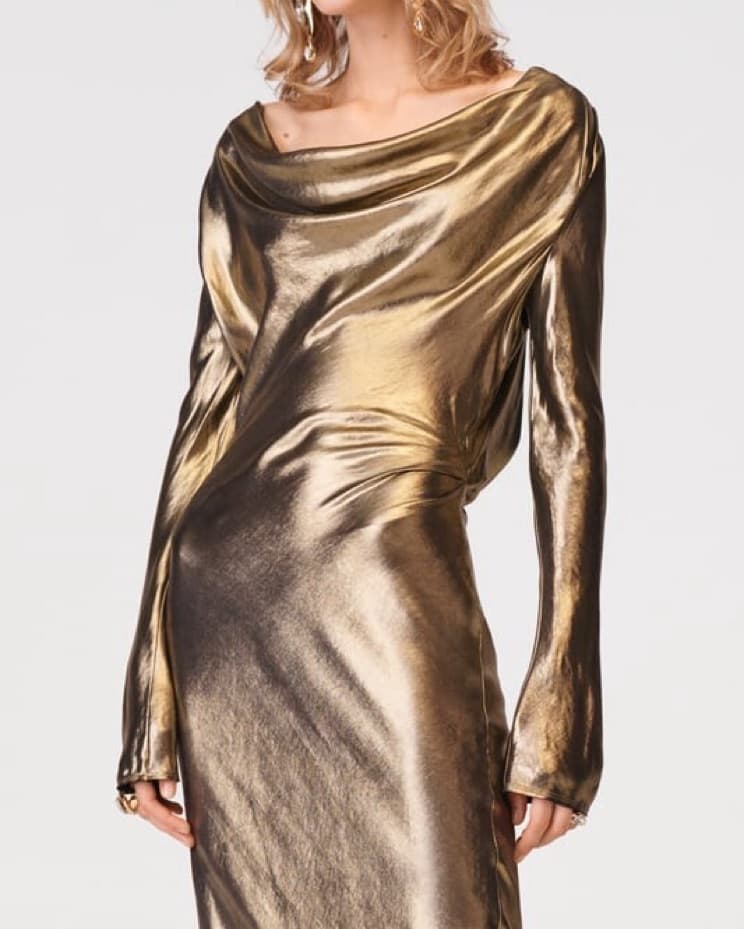 Zara Limited Edition Draped Dress - Image 4
