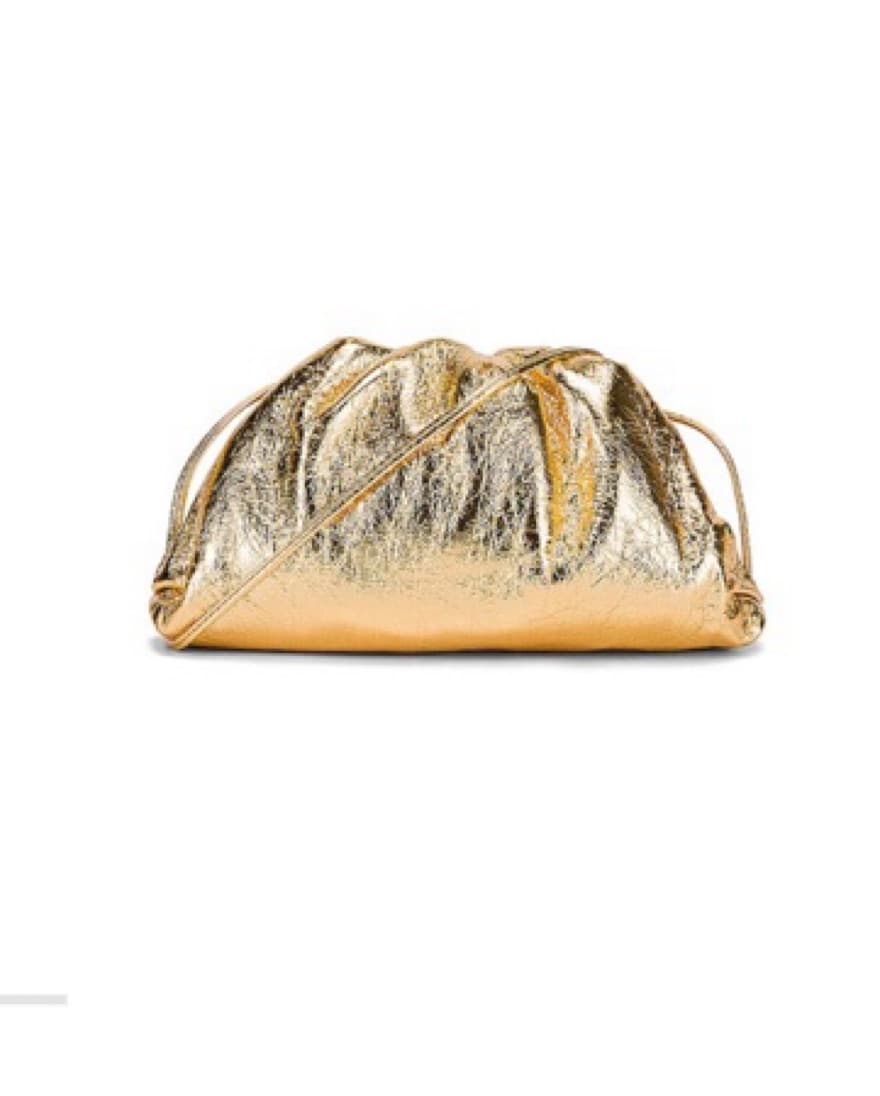 Bottega Veneta The Pouch Wrinkled Gold - Image 2