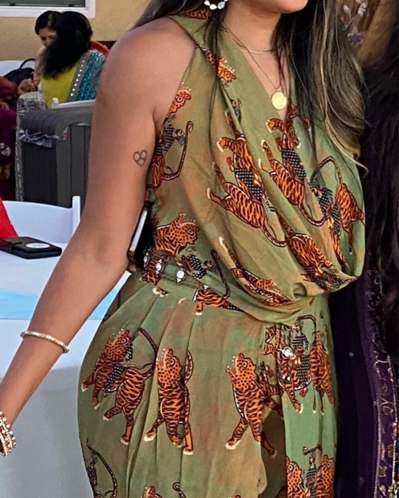 Masaba Jungle-Inspired 3 Piece Pant Set - Image 1