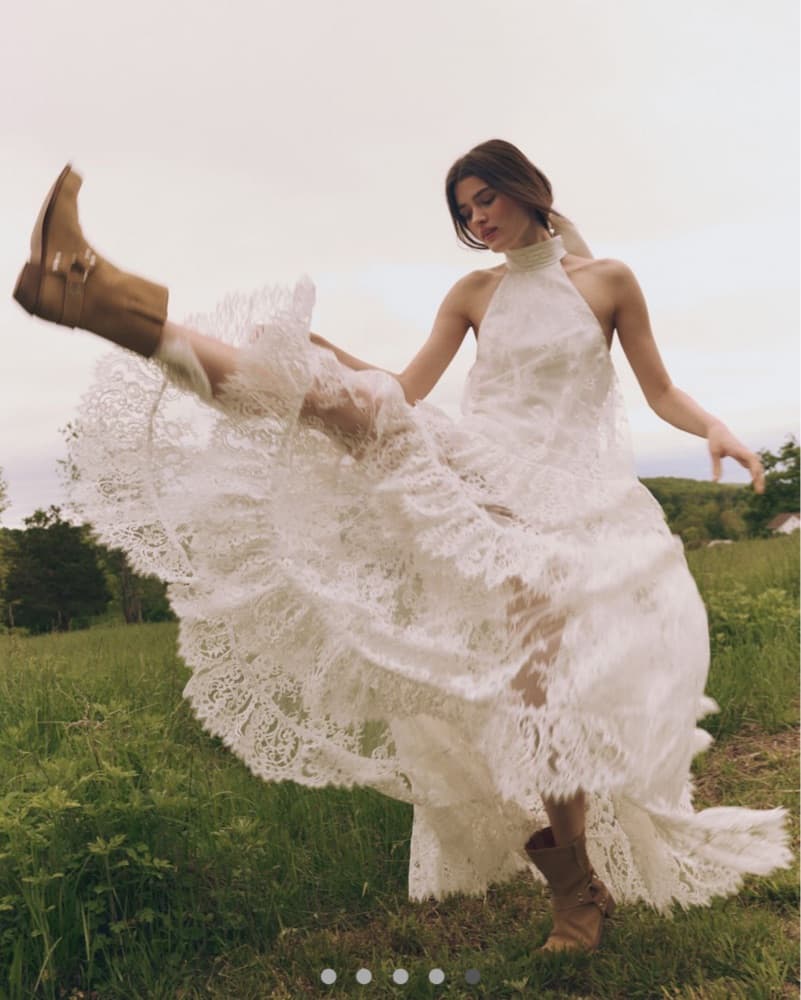 Anthropologie Lace Maxi Dress - Image 4
