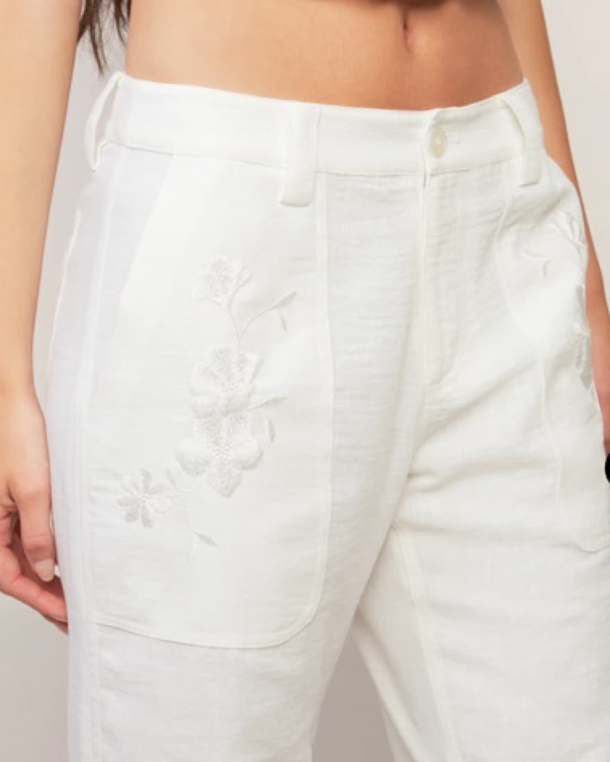 GUIZIO— Embroidered Cargo Pant  - Image 5