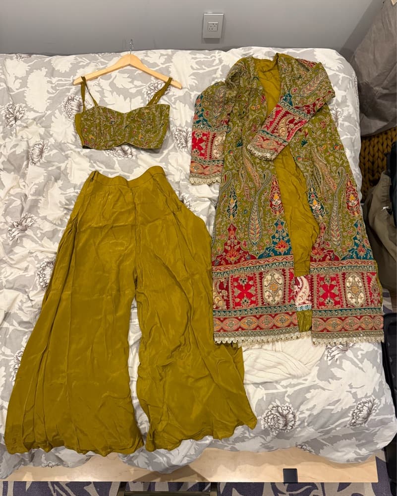 Palazzo Pant Croptop Indian Wedding Fit - Image 3