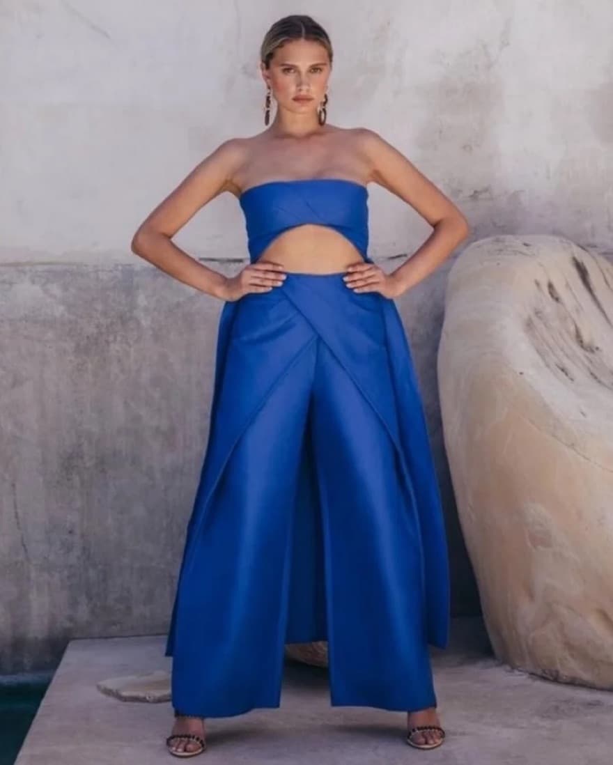 Cult Gaia Celie Top In Sapphire - Image 2