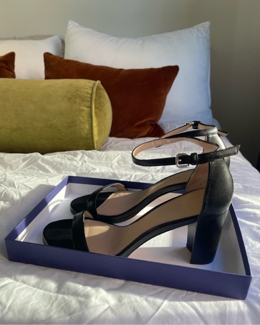 Stuart Weitzman Nudist Heel Black - Image 3