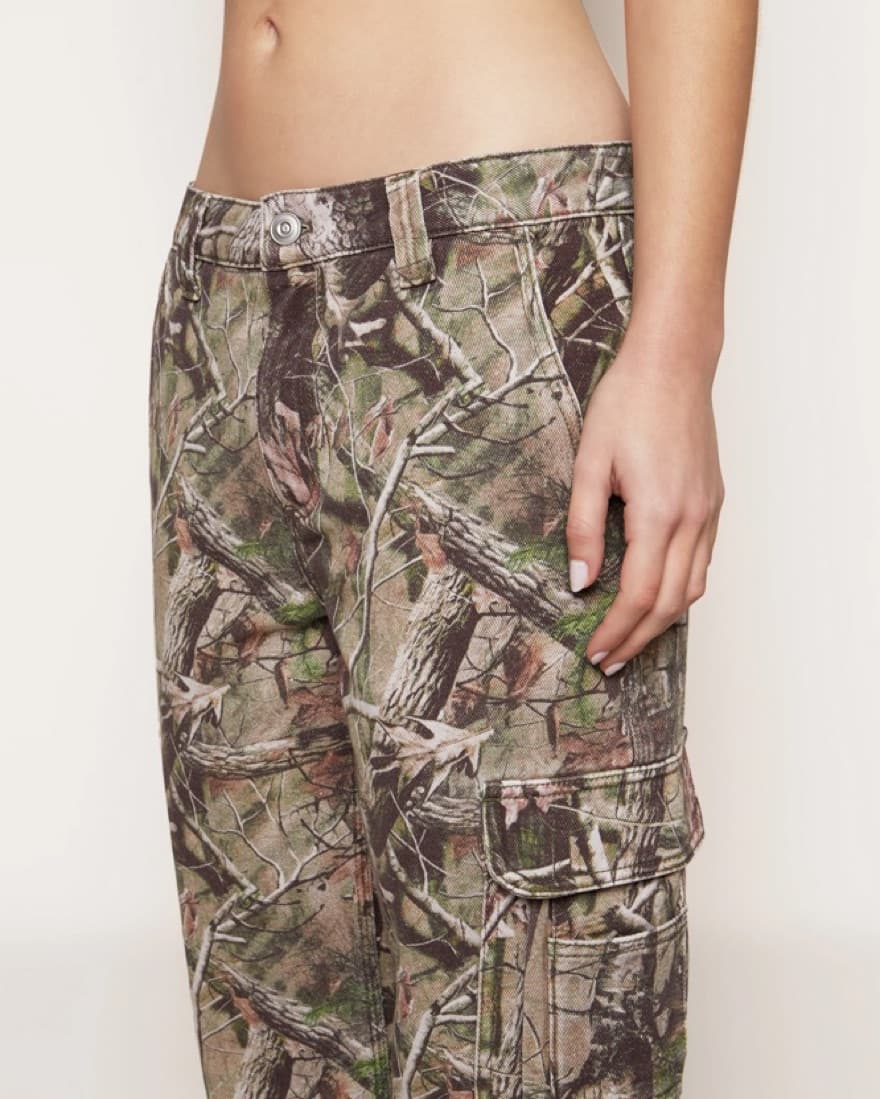 Danielle Guizio Camo Cargo Pants - Image 6
