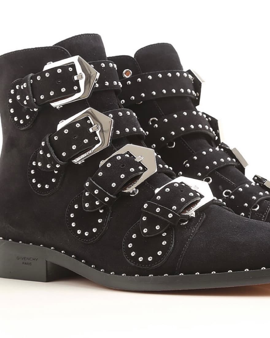 Givenchy Suede Studded Boots - Image 1