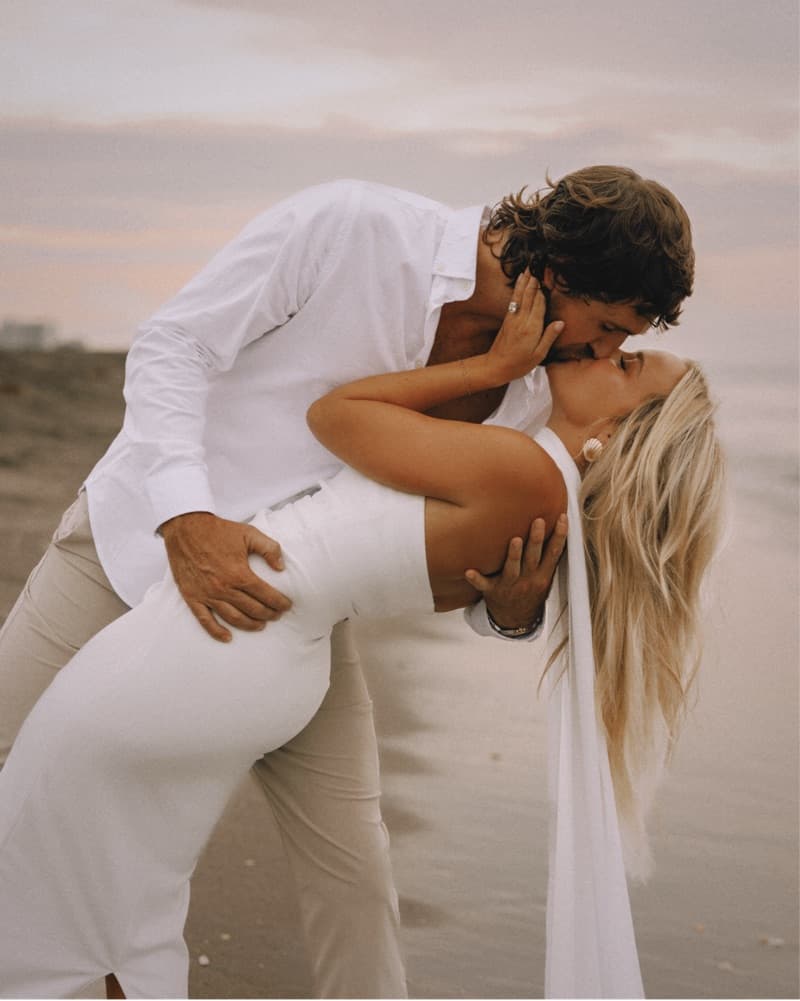 White Maxi Dress With Scarf - Image 1
