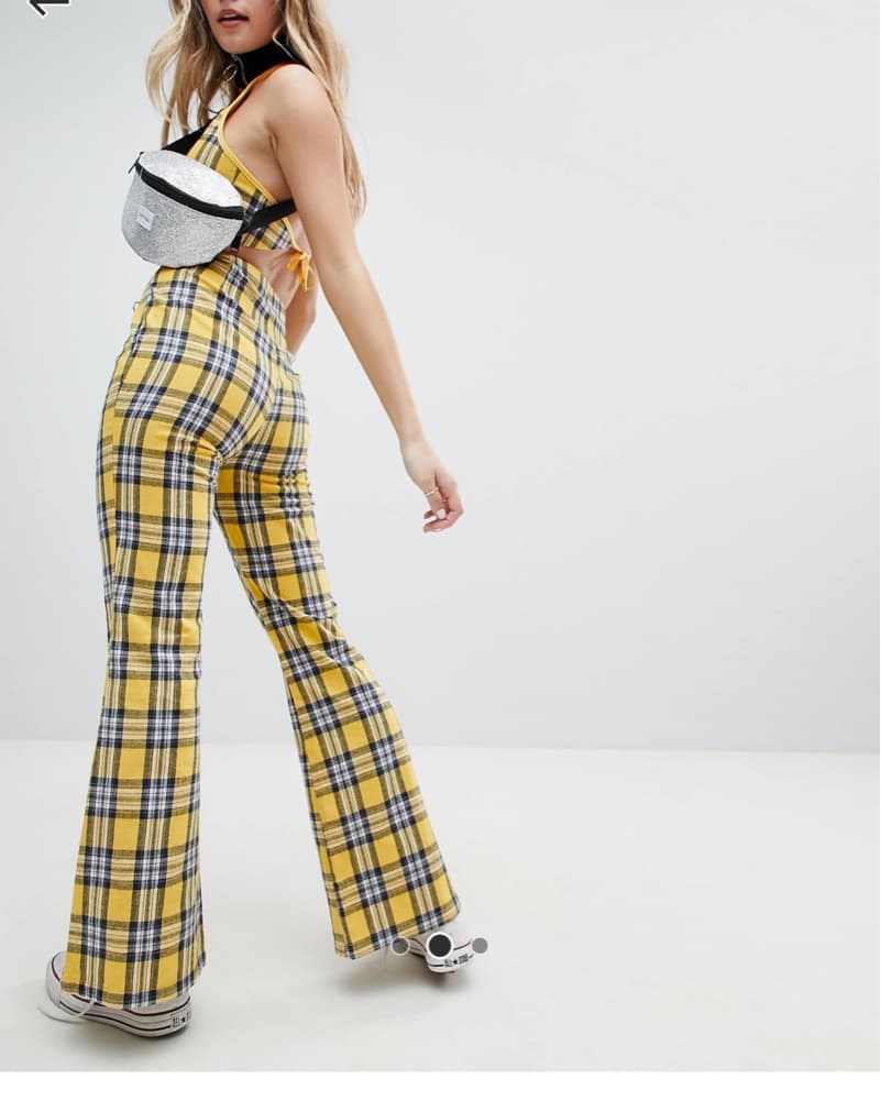 Clueless Plaid Yellow Pants & Top - Image 6