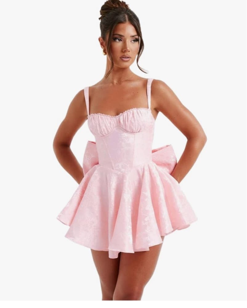 Pink Mini Dress - Image 1