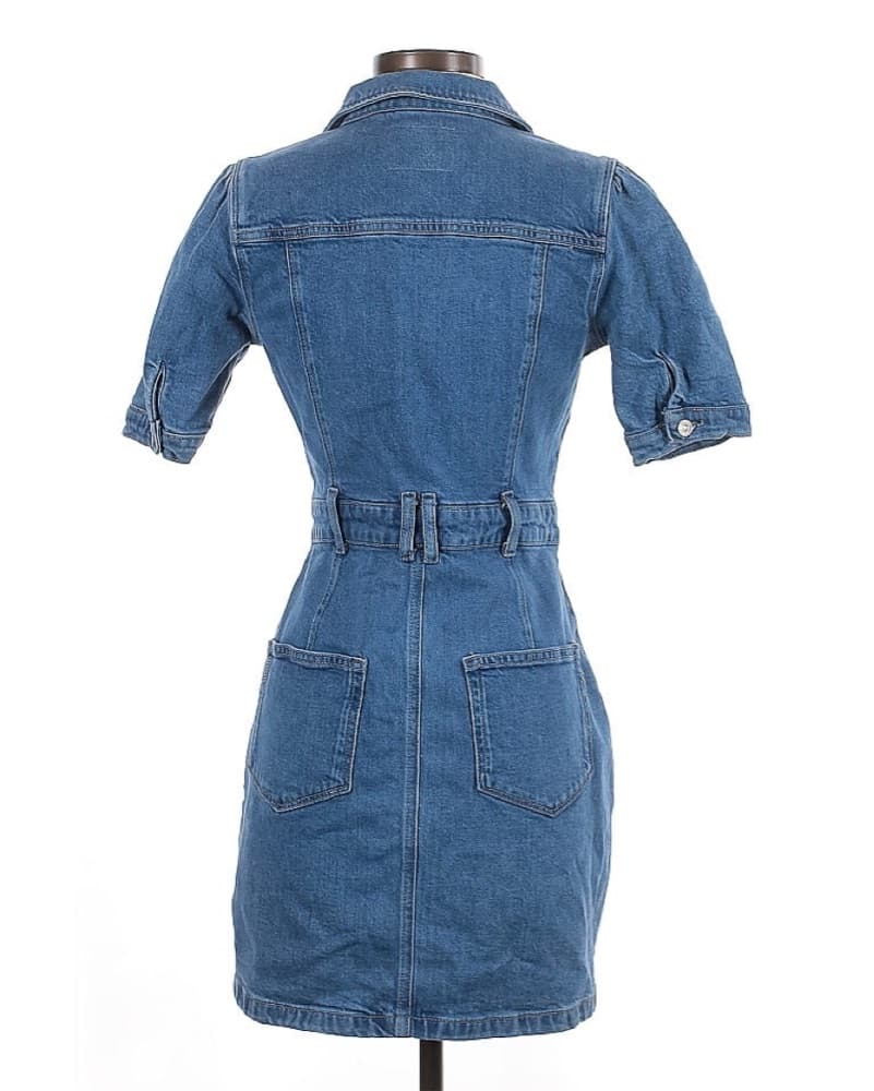 Paige Denim Dress with Pockets - Image 3