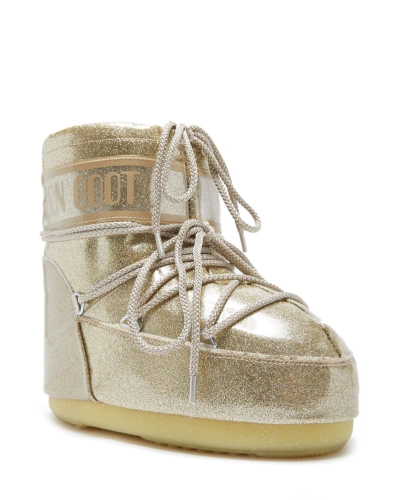 Glitzy Metallic Moon Boots - Image 1