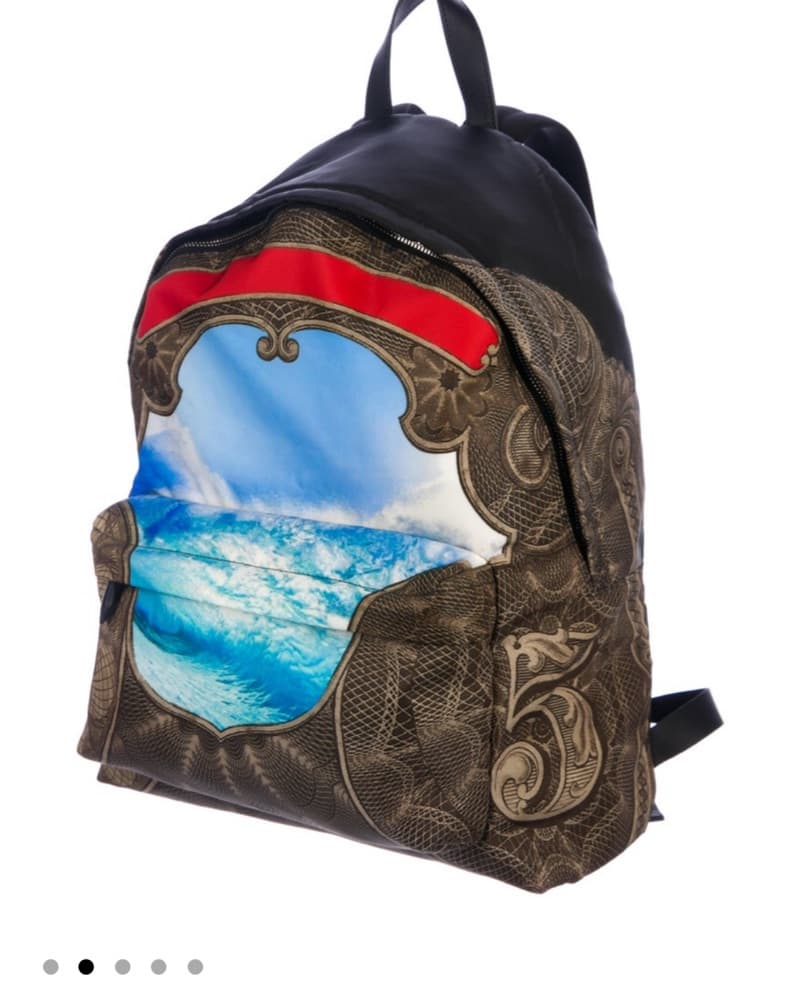 GIVENCHY Ocean Print Backpack - Image 2