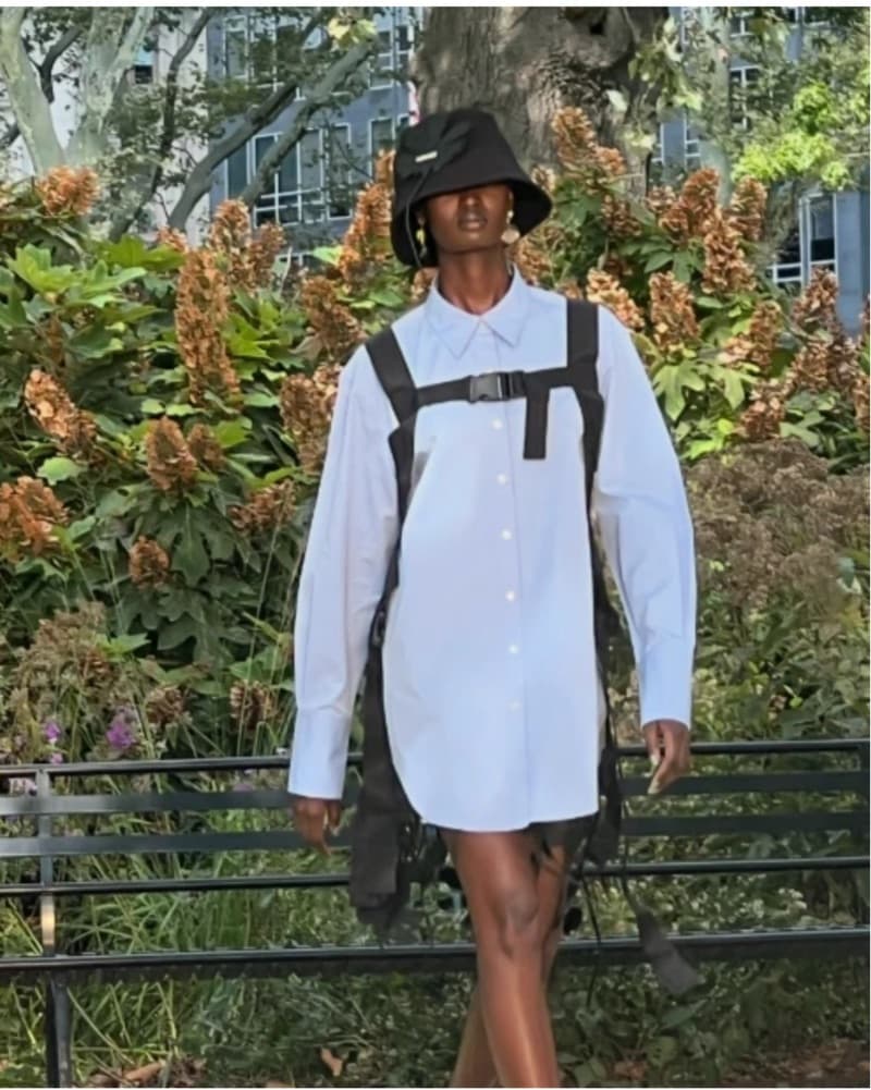 Monse Harness Shirt Dress Size 2/4 - Image 2
