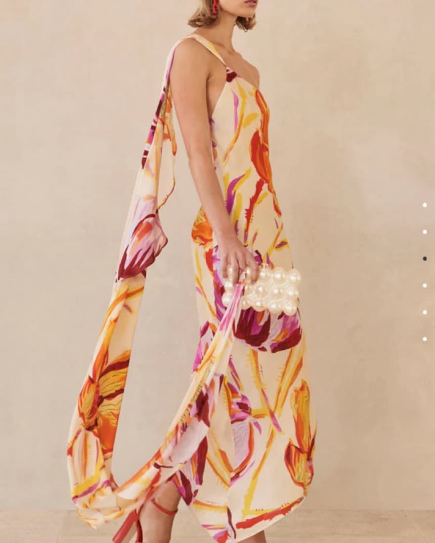 Cult Gaia Silk Dress One shouler  - Image 3