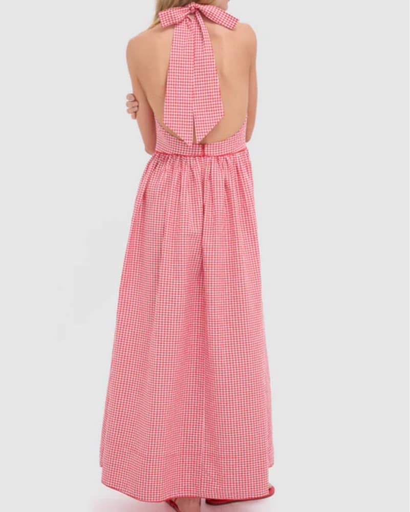 Tuckernuck Red Gingham Halter Dress - Image 2