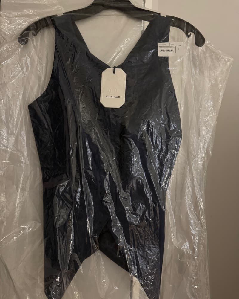 Attersee New with Tags - Navy Wool Silk  - Image 3