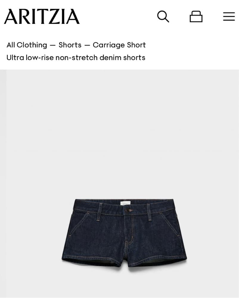 Aritzia Mini Short - Image 1